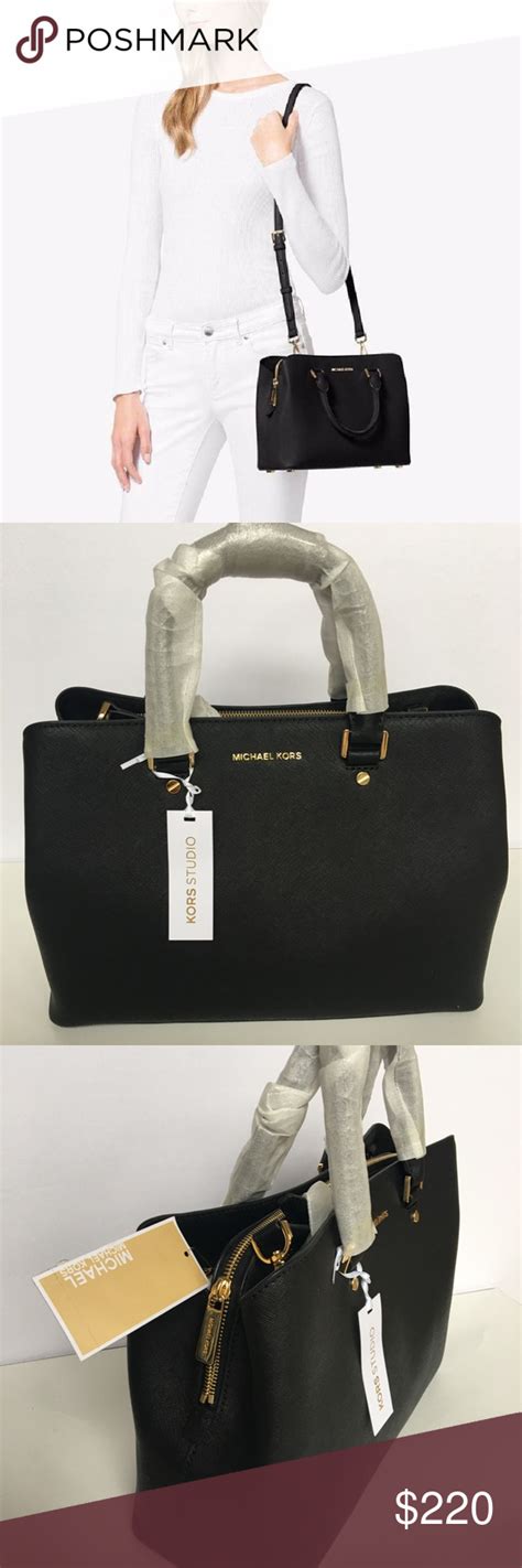 Savannah Large Saffiano Leather Tote Bag 